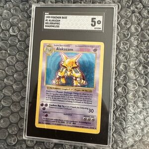 Graded Pokémon Card Alakazam